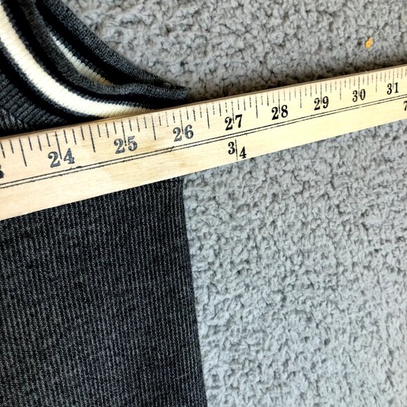 Vintage ROBA Sweater vest Suze XL Unisex Gray 90s era - Picture 3 of 4